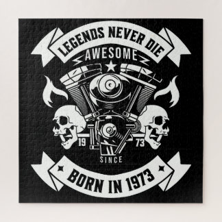 Geboren in 1973 geweldige Legend Legpuzzel