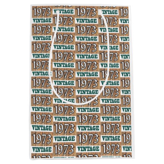 Geboren in 1973 middelgrote cadeautas (Voorkant)