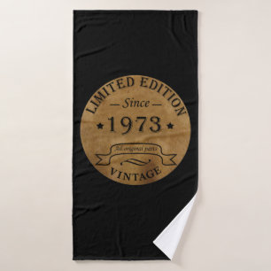 Geboren in 1973 op  verjaardag badhanddoek