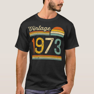 Geboren in 1973 Retro Verjaardag T-shirt