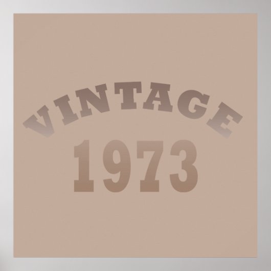 geboren in 1973  verjaardag poster (Voorkant)