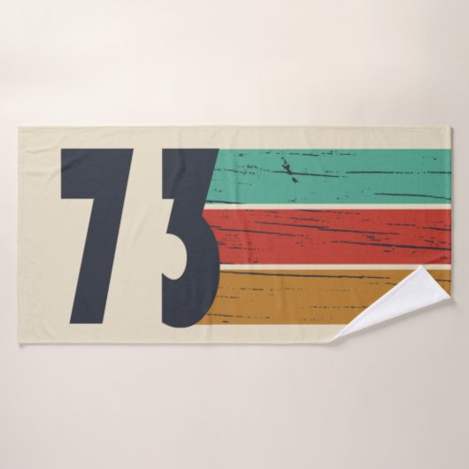 Geboren in 1973  verjaardagscadeau badhanddoek (Badhanddoek)