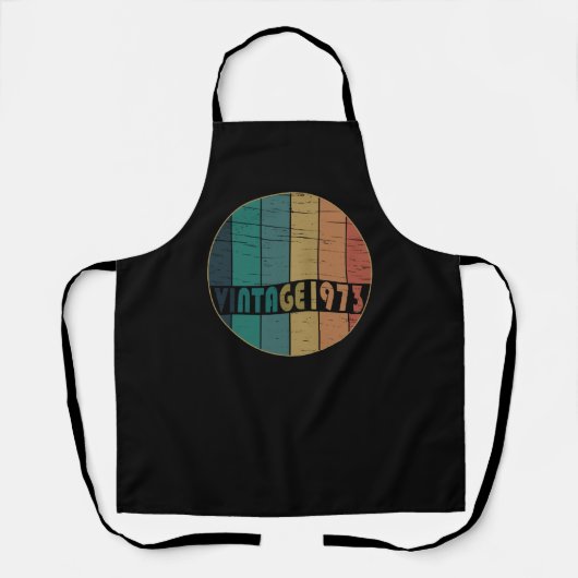 Geboren in 1973 verjaardagscadeau schort (Voorkant)