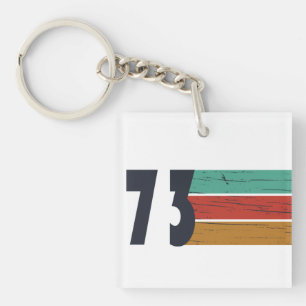 Geboren in 1973 verjaardagscadeau sleutelhanger