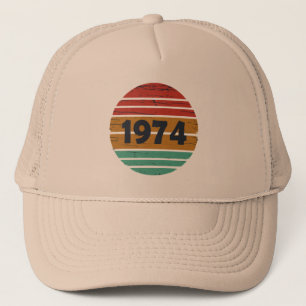 Geboren in 1974 50ste verjaardagscadeau trucker pet