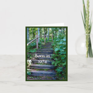 Geboren in 1974, Birthday Fun Facts Kaart