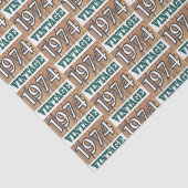 Geboren in 1974 tissuepapier (Detail)