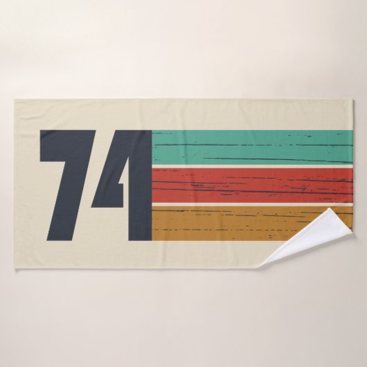 Geboren in 1974  verjaardagscadeau badhanddoek (Badhanddoek)