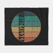 Geboren in 1974  verjaardagscadeau fleece deken (Voorkant (Horizontaal))