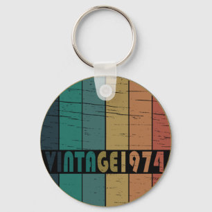 Geboren in 1974 verjaardagscadeau sleutelhanger