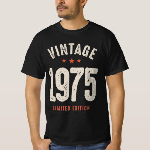  geboren in 1975 - 47e verjaardag Retro Classic T-shirt