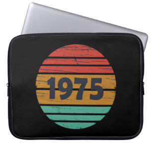 Geboren in 1975  50ste verjaardagscadeau laptop sleeve