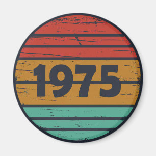 Geboren in 1975 50ste verjaardagsfeest magneet