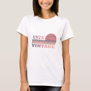 Geboren in 1975 50ste verjaardagsfeest t-shirt