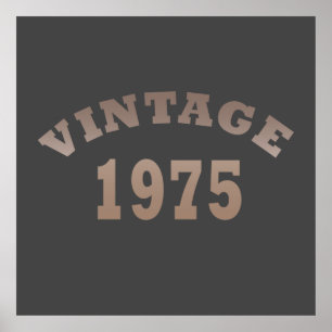 geboren in 1975  verjaardag poster