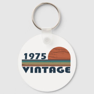 Geboren in 1975 verjaardag sleutelhanger