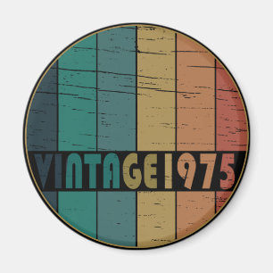 Geboren in 1975 vintage verjaardagscadeau magneet