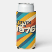Geboren in 1976 Gepersonaliseerde Koelbox - Retro (Seltzer Voorkant)