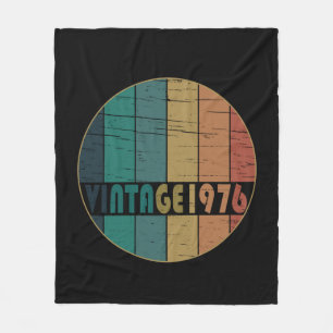 Geboren in 1976 op verjaardag fleece deken