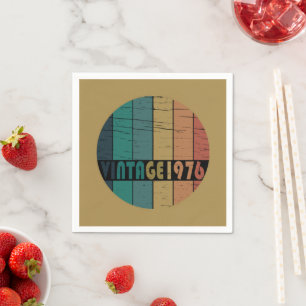 Geboren in 1976 op  verjaardag servet