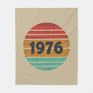 Geboren in 1976  verjaardagscadeau fleece deken