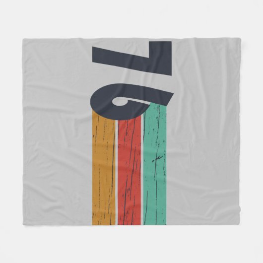 Geboren in 1976  verjaardagscadeau fleece deken (Voorkant (Horizontaal))