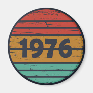 Geboren in 1976 verjaardagscadeau magneet
