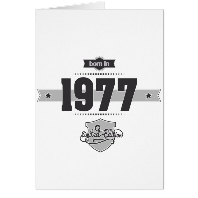 Geboren in 1977 (Donkere & lichte) (Voorkant)