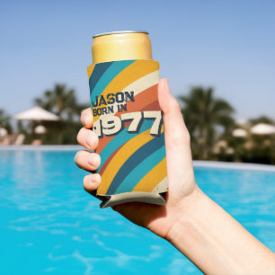 Geboren in 1977 Gepersonaliseerde Koelbox - Retro