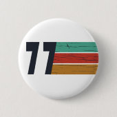 geboren in 1977  verjaardag ronde button 5,7 cm (Voorkant)