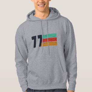 Geboren in 1977 verjaardagscadeau hoodie