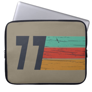 Geboren in 1977  verjaardagscadeau laptop sleeve