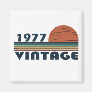 Geboren in 1977 verjaardagscadeau magneet