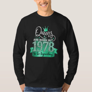 Geboren in 1978 I Zwart Turquoise Feest Outfit & A T-shirt