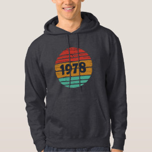 Geboren in 1978  verjaardagscadeau hoodie