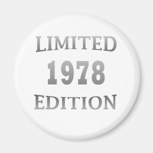 Geboren in 1978 verjaardagscadeau magneet