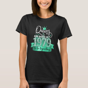 Geboren in 1979 I Black Turquoise Party Outfit & A T-shirt