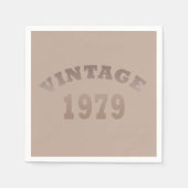 Geboren in 1979 op  verjaardag servet (Voorkant)