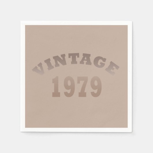 Geboren in 1979 op  verjaardag servet (Voorkant)