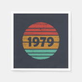 Geboren in 1979 op verjaardag servet (Voorkant)