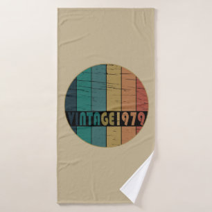 geboren in 1979 verjaardag badhanddoek