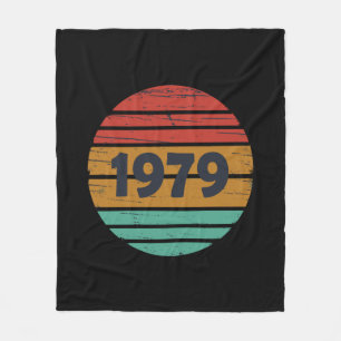Geboren in 1979 verjaardagscadeau fleece deken