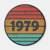 Geboren in 1979  verjaardagscadeau magneet (Voorkant)