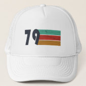 Geboren in 1979 verjaardagscadeau trucker pet (Voorkant)