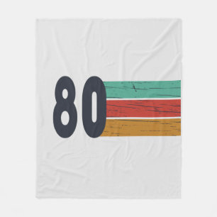 Geboren in 1980  verjaardagscadeau fleece deken