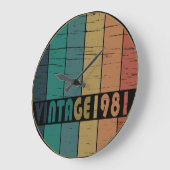 geboren in 1981  verjaardag grote klok (Hoek)