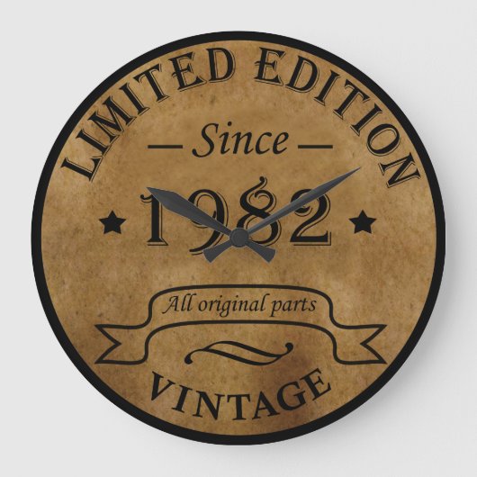 Geboren in 1982 op  verjaardag grote klok (Voorkant)