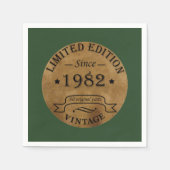 Geboren in 1982 op  verjaardag servet (Voorkant)