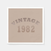 Geboren in 1982 op  verjaardag servet (Voorkant)