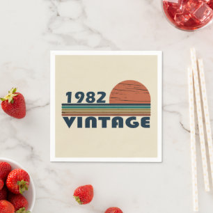 Geboren in 1982 op verjaardag servet